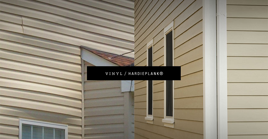 Vinyl vs Hardieplank
